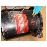 General Electric Bench Buffer Polisher w Cloth Wheel Shop Built