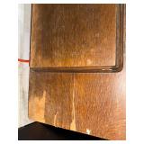 Singer Treadle Sewing Machine in Oak Cabinet Antique 4 Drawer Base