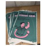Long Arm Strong Arm Novelty Advertising Poster Print Lot of 5