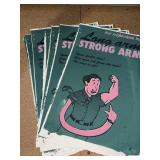 Long Arm Strong Arm Novelty Advertising Poster Print Lot of 5
