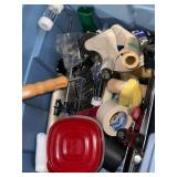 Mixed Paint Supplies Lot Brushes Rollers Tray Tape Red Devil Level