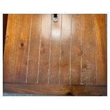 Pair of Rustic Wood End Tables- 3 Drawer Turned Leg Accent Side Table Good