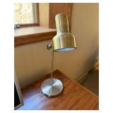 Oak Computer Desk with Slide-out Tray & Drawer includes desk lamp -  47x24x30 Fair