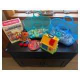 Mixed Preschool Toy Lot Fisher-Price Ernie Blocks Baskets Good