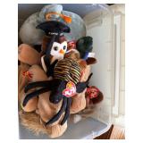 Mixed Plush Toy Lot Ty Beanie Babies Clifford Curious George Puppets