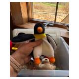 Mixed Plush Toy Lot Ty Beanie Babies Clifford Curious George Puppets