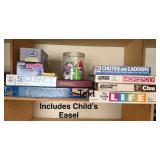 Vintage Board Game Lot w Child