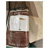 Allen + Roth Safford 9 Ft Market Umbrella Crank Tilt in Bag