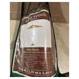 Allen + Roth Safford 9 Ft Market Umbrella Crank Tilt in Bag