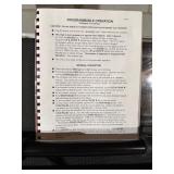 Spirit SR275 Programmable Folding Treadmill w/ Manual Vintage