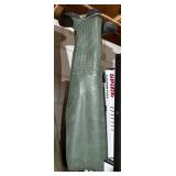 Insulated Chest Waders Rubber Bootfoot Green Size 12 Fair Condition