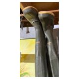 Hodgman Insulated Chest Waders Boot Foot Olive Green Vintage