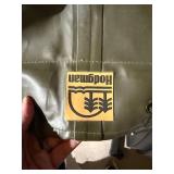 Hodgman Insulated Chest Waders Boot Foot Olive Green Vintage