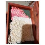 Lane Cedar Hope Chest Blanket Box Dark Wood Colonial Style Good