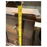 Lane Cedar Hope Chest Blanket Box Dark Wood Colonial Style Good