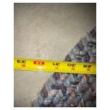 Oval Braided Area Rug Blue Rose Multicolor Approx 32x58 Good