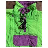 Vintage Stone Ridge Surf Neon Windbreaker Jacket Lot 2 Youth M 7