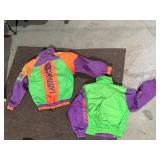 Vintage Stone Ridge Surf Neon Windbreaker Jacket Lot 2 Youth M 7