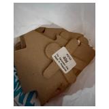 Mixed Christmas Craft Supply Lot Ribbon Felt Wreath Forms Wood Pieces