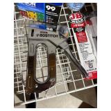 White 3-Tier Wire Shelving Unit w/ Tools Stereo Stapler & Supplies