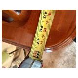 French Country Pine Two-Piece Hutch Cabinet 48x79x19 Good