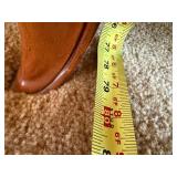 French Country Pine Two-Piece Hutch Cabinet 48x79x19 Good