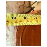 French Country Pine Two-Piece Hutch Cabinet 48x79x19 Good