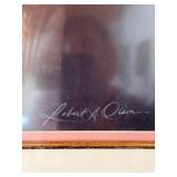 Robert A. Oliva Framed Limited Edition Print Signed Numbered 41/80