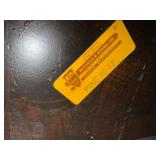 Traditional Wood Table Lamp Twisted Stem Fabric Shade 28in Good