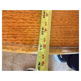 Traditional Wood Coffee Table w/ Glass Inset Top 41x41 Queen Anne