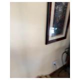 Traditional Torchiere Floor Lamp Marbled Glass Shade 71in Working