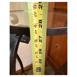 Metal Plant Stand Accent Table with Glass Top 28in Tall Good