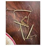 Vintage Decor Lot BLOCK Country Village Plates Floral Plate Wood Basket