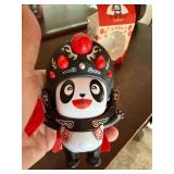 Chinese Opera Panda Flip Face Figure w/ Box I Love China Souvenir Toy