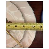 Holiday Ceramic Serving Pieces Snowman Plate & 2 Tier Tidbit Stand