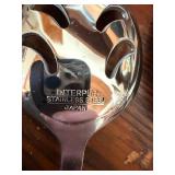 Vintage Interpur Japan Serving Utensils Lot 8 Pc Stainless Silverplate