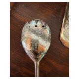 Vintage Interpur Japan Serving Utensils Lot 8 Pc Stainless Silverplate