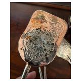 Vintage Interpur Japan Serving Utensils Lot 8 Pc Stainless Silverplate