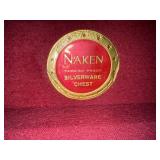 Vintage Rogers Silverplate Flatware Lot in Naken Chest w/ Server