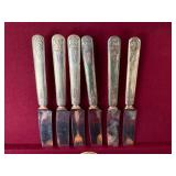 Vintage Rogers Silverplate Flatware Lot in Naken Chest w/ Server