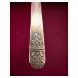 Vintage Rogers Silverplate Flatware Lot in Naken Chest w/ Server