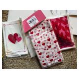 Large Mixed Stationery Office Supply Lot Cards Pens Valentine Craft