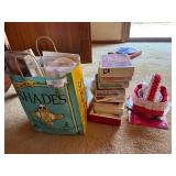 Large Mixed Stationery Office Supply Lot Cards Pens Valentine Craft