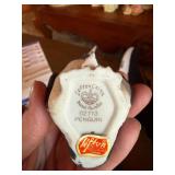 Mixed Figurine Lot Lefton Penguin Willow Tree Bunny Bear Decor 6pc