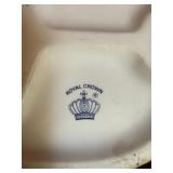 Royal Crown Japan Bird Nest Musical Figurine Yellow Birds Decor