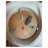 Royal Crown Japan Bird Nest Musical Figurine Yellow Birds Decor