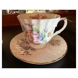 2 Vintage English Bone China Teacup Saucer Sets Royal Patrician