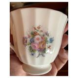 2 Vintage English Bone China Teacup Saucer Sets Royal Patrician