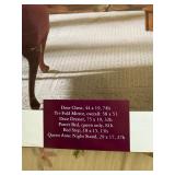 Thomasville Queen Poster Bed 81H Traditional Wood 4 Post Frame