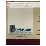 Thomasville Queen Poster Bed 81H Traditional Wood 4 Post Frame